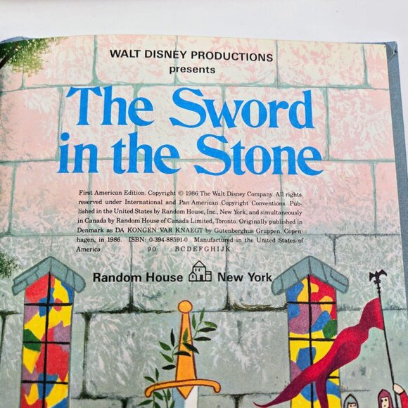 Disney Books Cinderella The Sword In The Stone Bambi Winnie The Pooh 1974 1975 - Picture 8 of 16